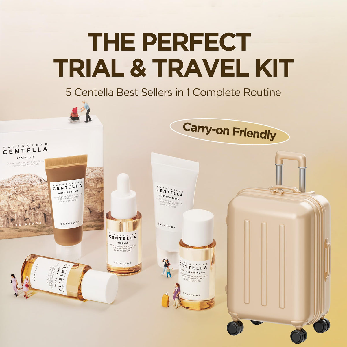 SKIN1004 Centella Travel Kit packaging with all products inside