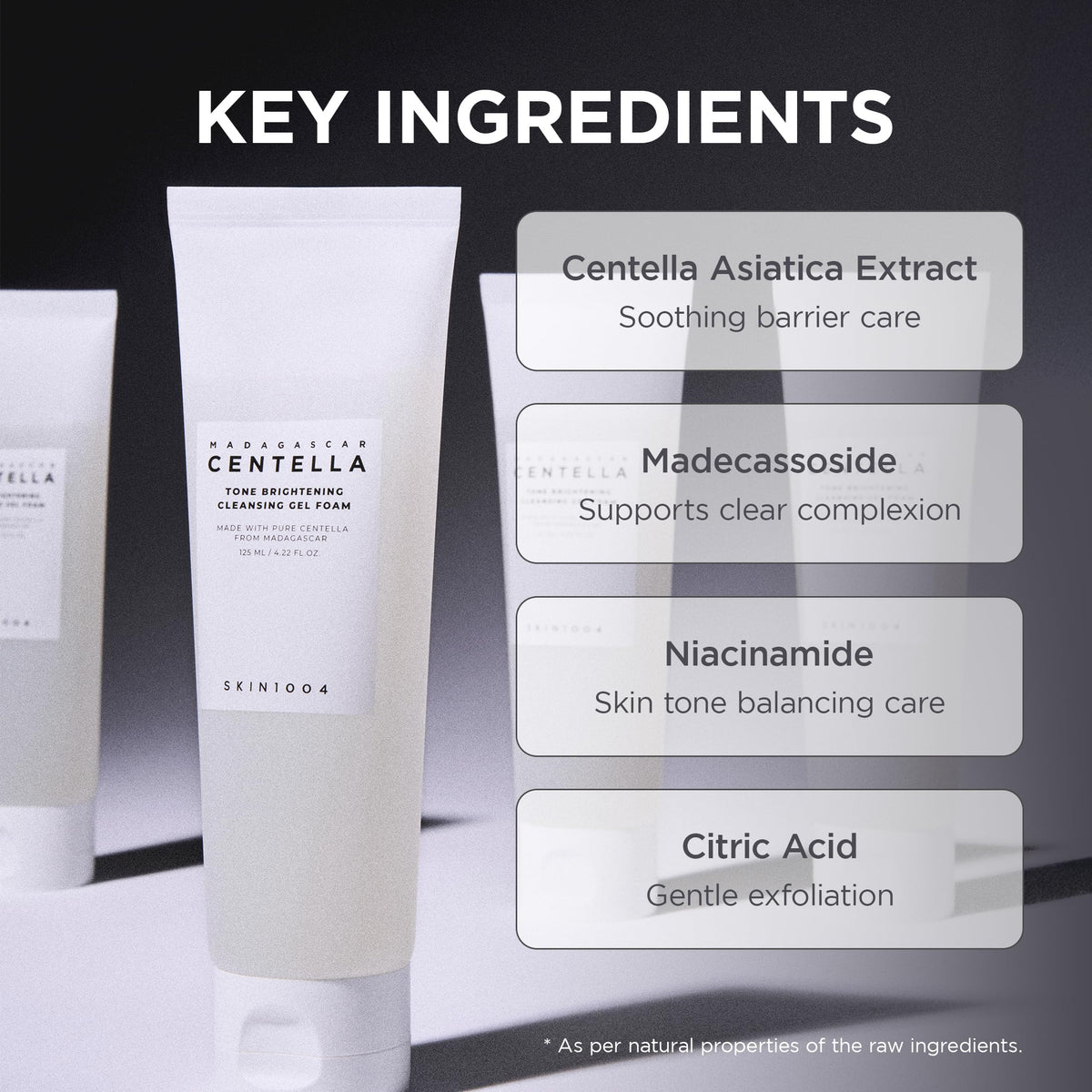 SKIN1004 Cleansing Gel Foam with foaming texture
