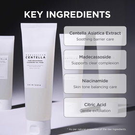 SKIN1004 Cleansing Gel Foam with foaming texture