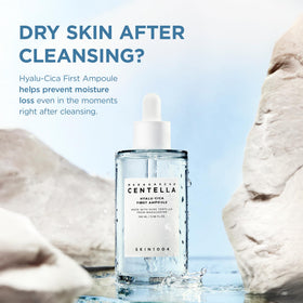 SKIN1004 Hyalu-Cica First Ampoule 50ml on a skincare shelf