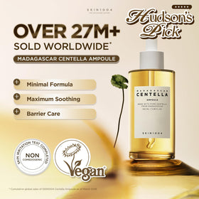 SKIN1004 Madagascar Centella Ampoule back view with ingredient list