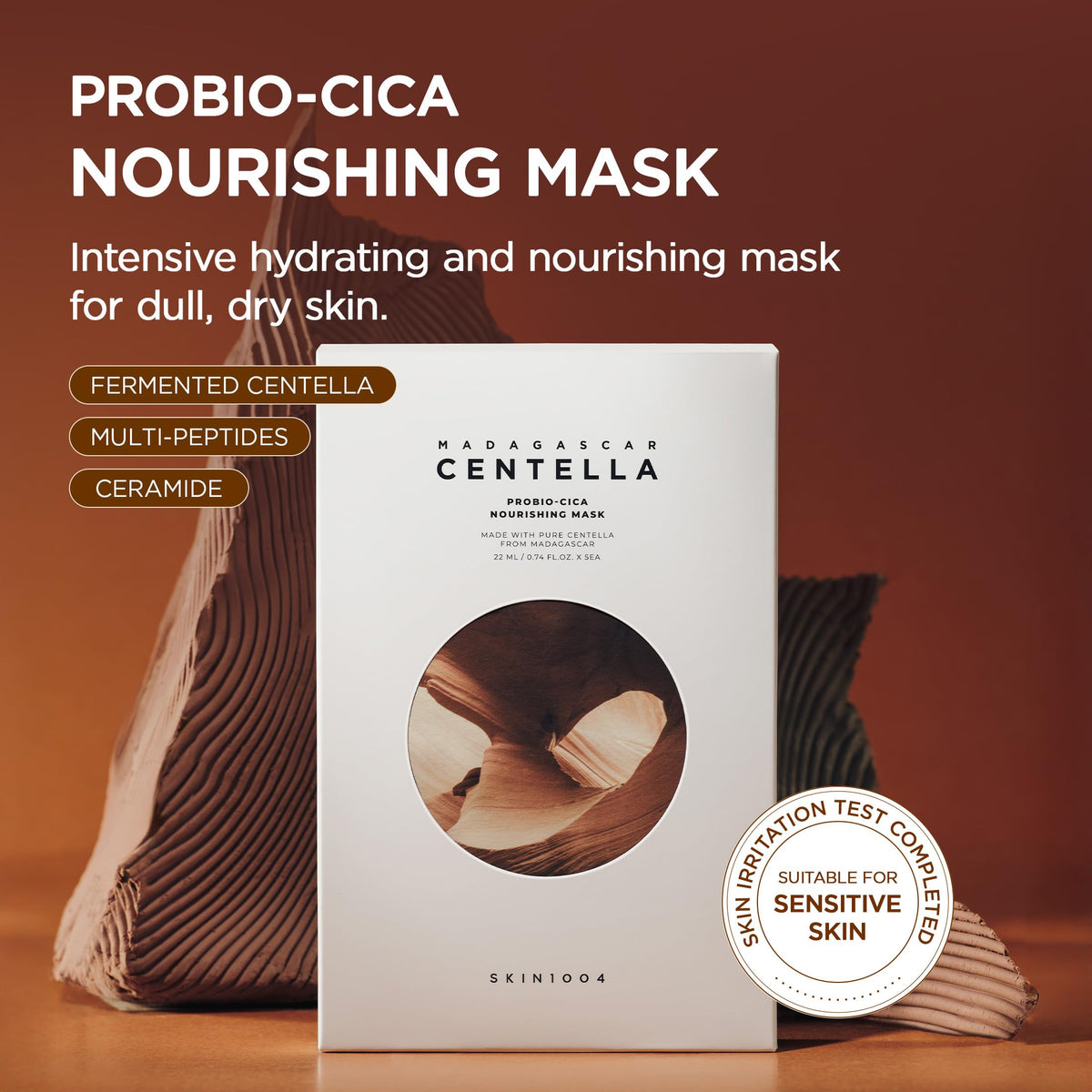 SKIN1004 Madagascar Centella Probio-Cica Nourishing Mask packaging