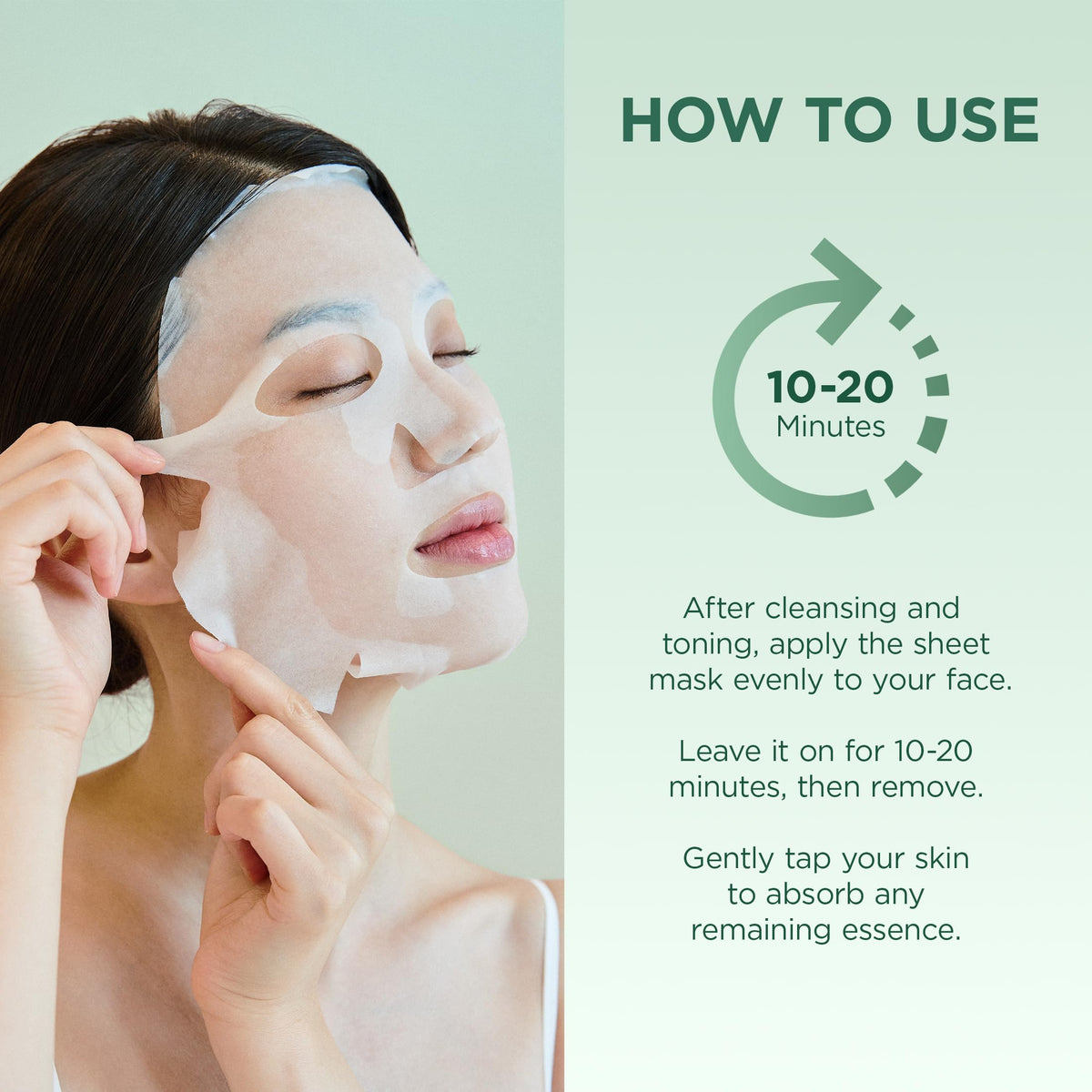 SKIN1004 Madagascar Centella Tea-Trica Relaxing Mask displayed with natural ingredients
