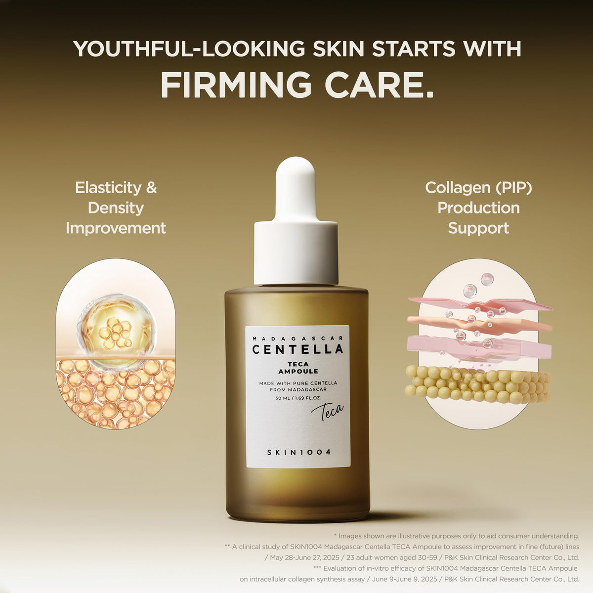 SKIN1004 Madagascar Centella TECA Ampoule texture on skin