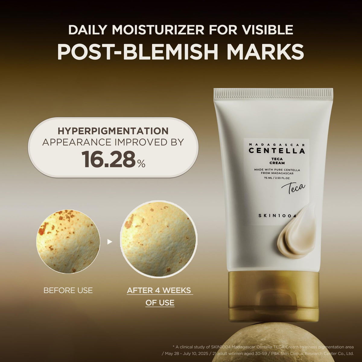 SKIN1004 Madagascar Centella TECA Cream application on skin