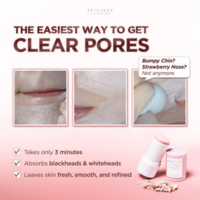 SKIN1004 Poremizing Quick Clay Stick Mask application on skin