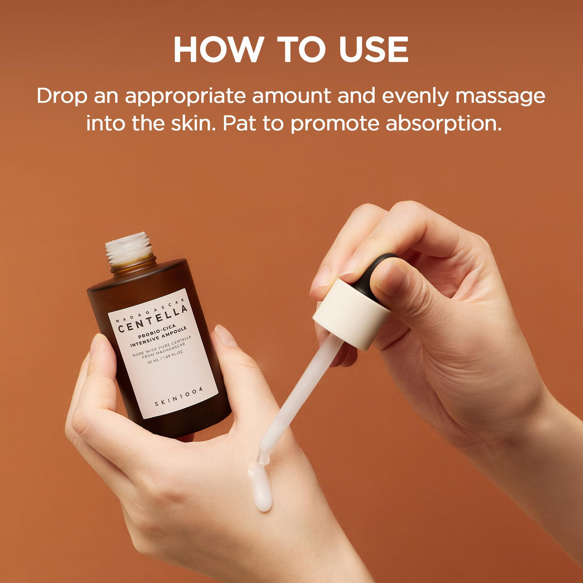 SKIN1004 Probio Cica Intensive Ampoule 95ml application