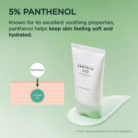 SKIN1004 Tea-Trica B5 Cream application on face