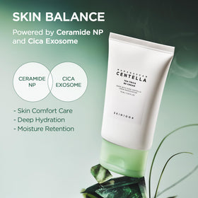 SKIN1004 Tea-Trica B5 Cream texture close-up on hand