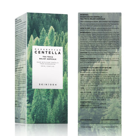SKIN1004 Tea-Trica Relief Ampoule 100ml application on skin