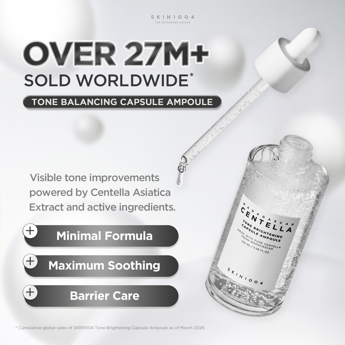 SKIN1004 Tone Balancing Capsule Ampoule 100ml bottle side view