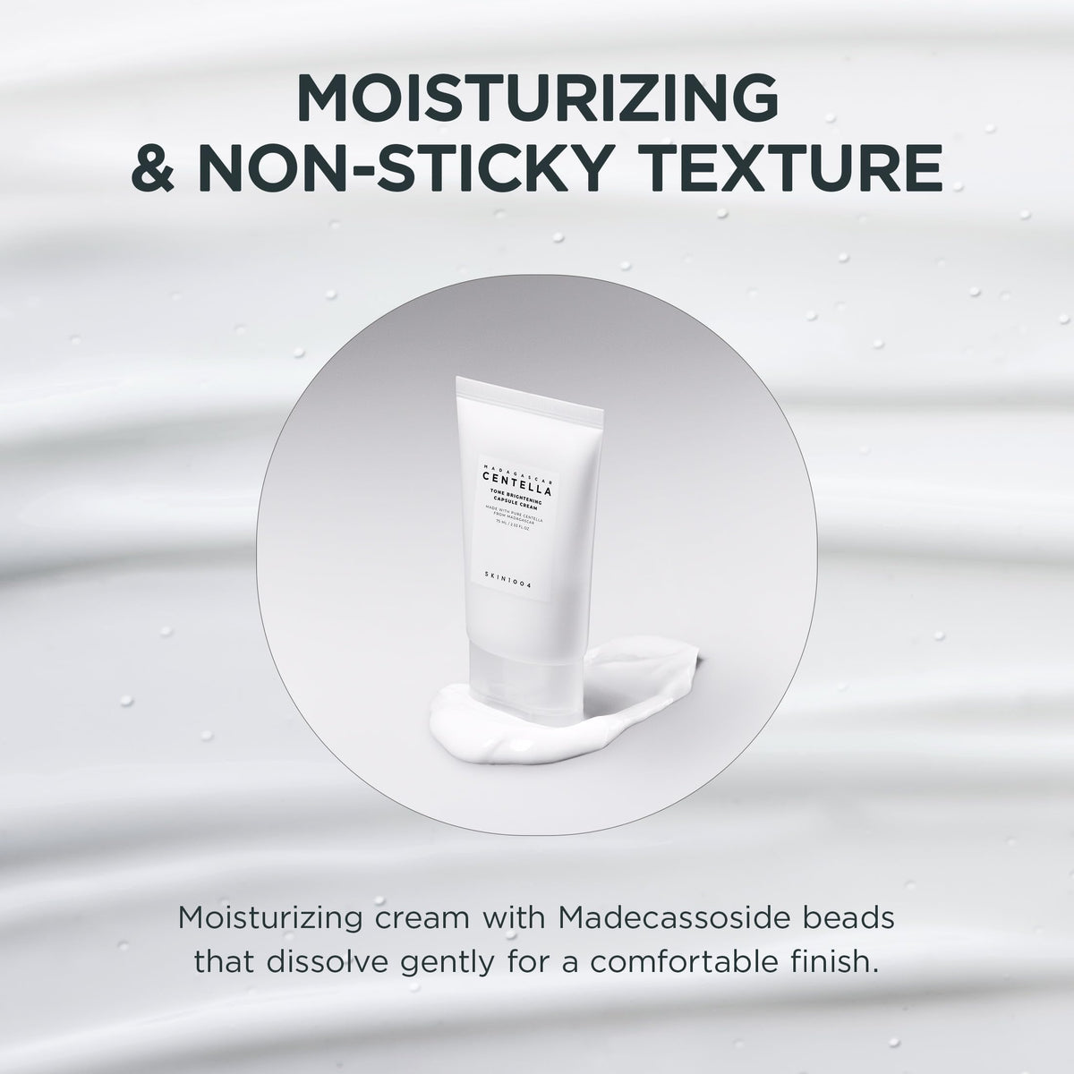 SKIN1004 Tone Balancing Capsule Cream 75ml application on skin