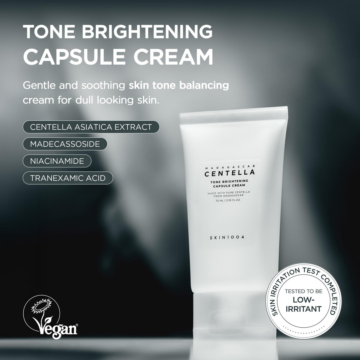 SKIN1004 Tone Balancing Capsule Cream 75ml showing texture
