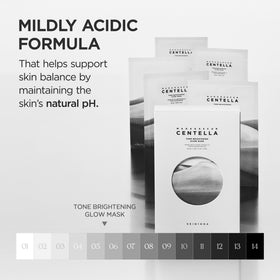 SKIN1004 Tone Balancing Mask being removed from pouch