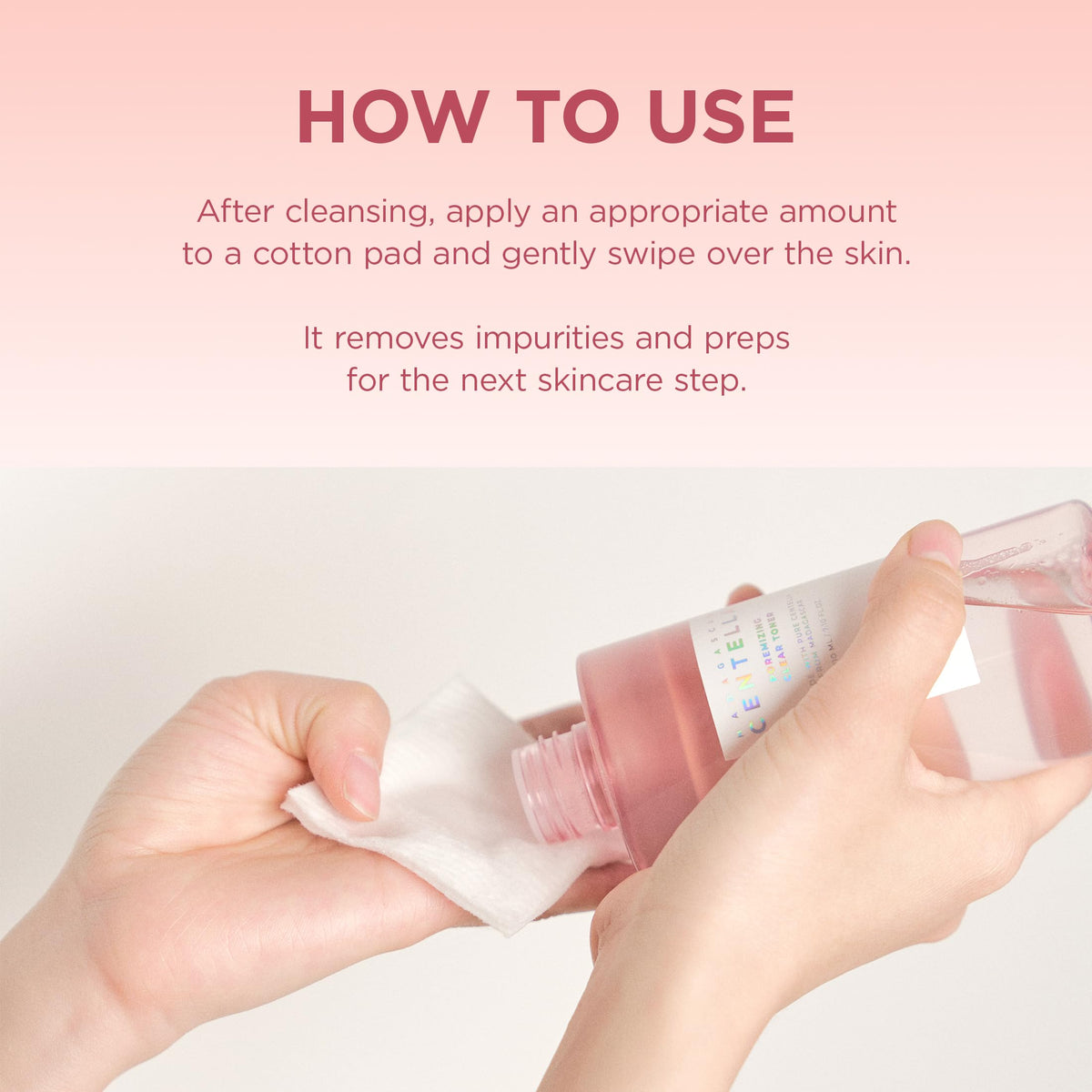 SKIN1004 toner ingredients list on packaging