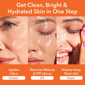 Skincare kit ingredients list on packaging
