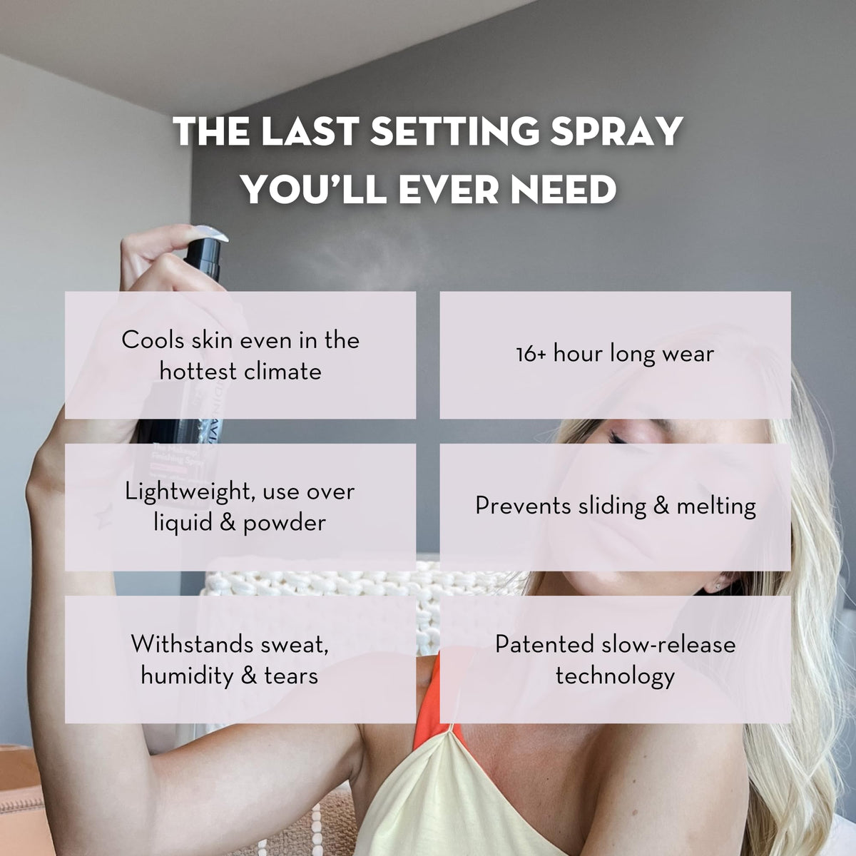 SKINDINAVIA Makeup Primer Spray in lifestyle setting