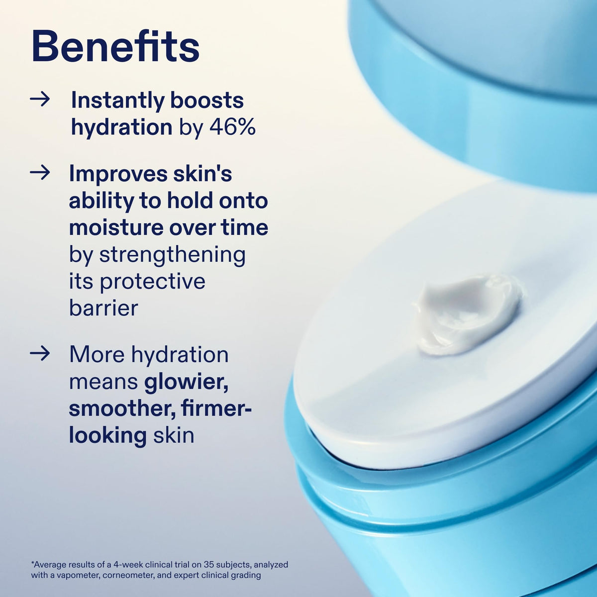 Skinfix Triple Lipid-Peptide Cream Mini open showing cream texture