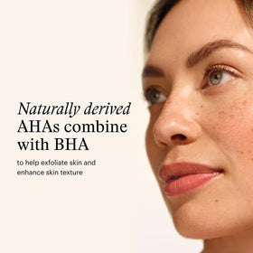 SkinMedica AHA/BHA Exfoliating Face Wash in a bathroom setting