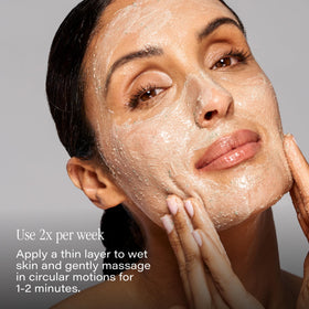 SKINN DermAppeal Microdermabrasion Facial Scrub 2oz application on hand