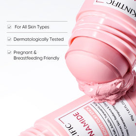 SKINTIFIC Bright support Face Mask Stick back view with details