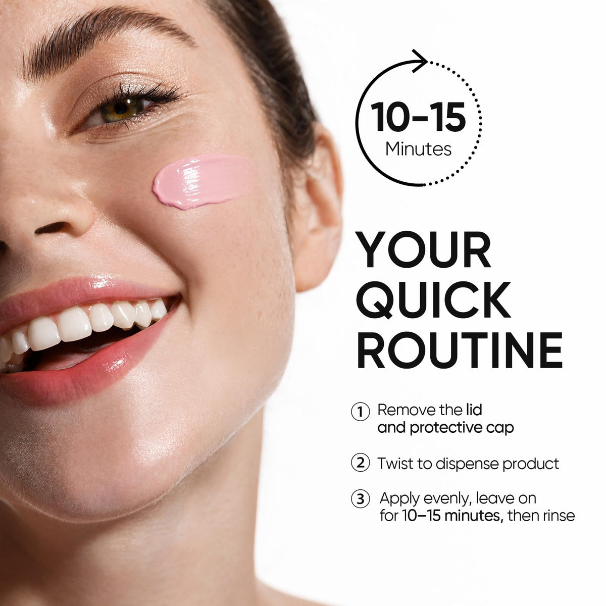 SKINTIFIC Bright support Face Mask Stick with other skincare products