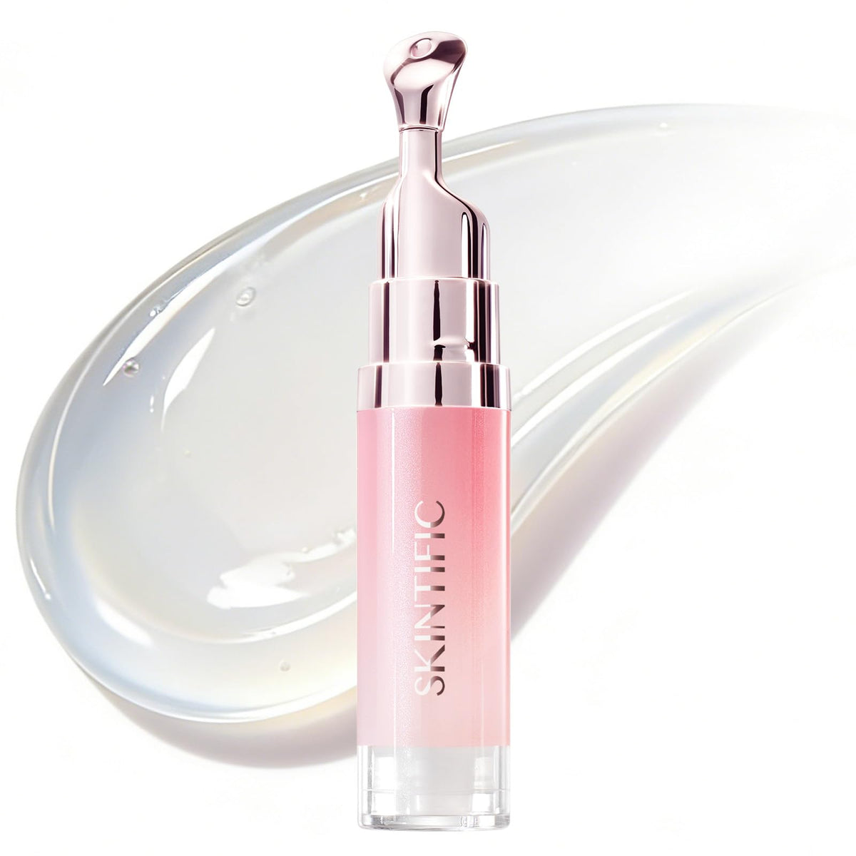SKINTIFIC Brightening Lip Serum front view with clear packaging