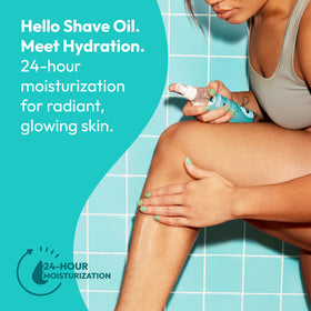 Skintimate 2-in-1 Shave Oil & Moisturizer 7.3oz back view