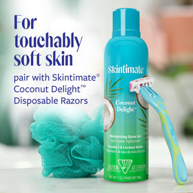 Skintimate Coconut Delight Shave Gel packaging details