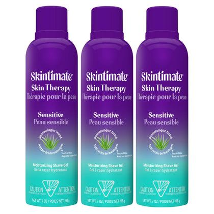 Skintimate Sensitive Skin Moisturizing Shave Gel 7 oz front view