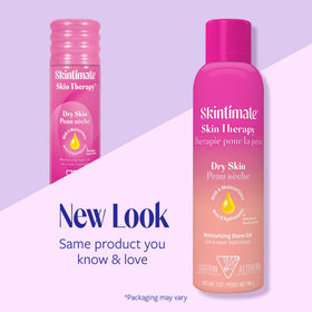 Skintimate Women's Shaving Gel back view with product details