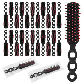 skourvut 100PCS bulk hair brushes individually wrapped front view
