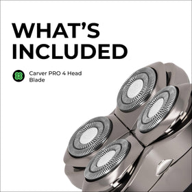 Skull Shaver Carver PRO 4 Head Replacement Blade details