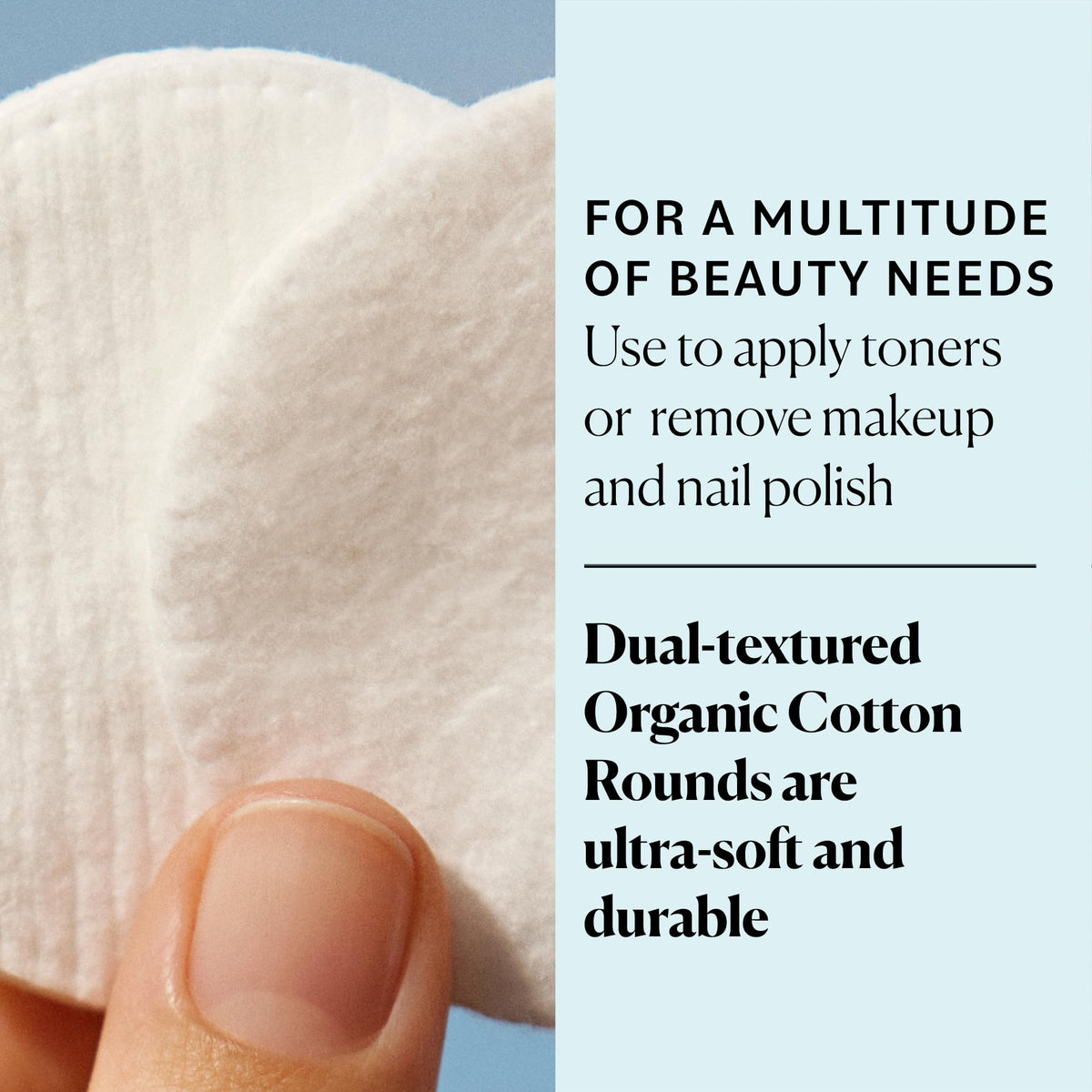 Sky Organics Organic Cotton Rounds close-up of cotton texture
