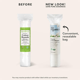 Sky Organics Organic Cotton Rounds packaging