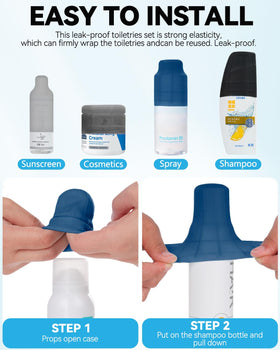 Skyconser Silicone Bottle Cover in use during travel