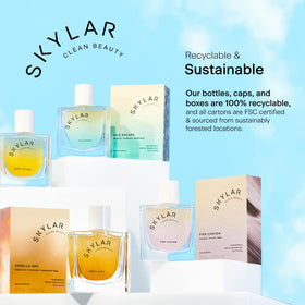 Skylar Coconut Cove Eau de Parfum bottle cap close-up
