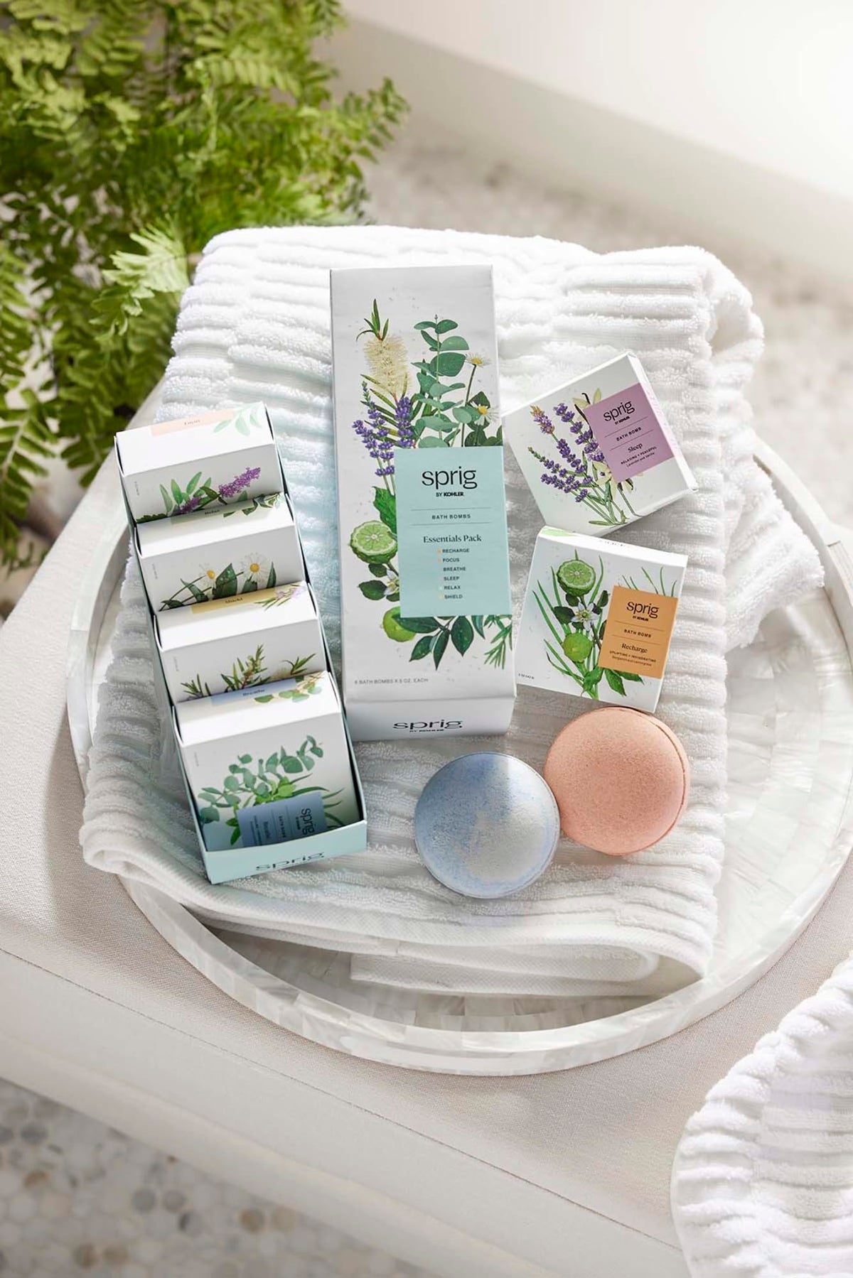 Sleep bath bomb from Kohler gift set