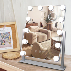 SLIMOON Makeup Vanity Mirror front view with lights