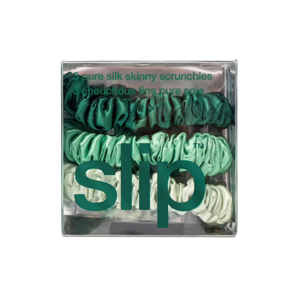 SLIP Silk Hair Ties displayed on a stylish background
