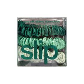 SLIP Silk Hair Ties displayed on a stylish background
