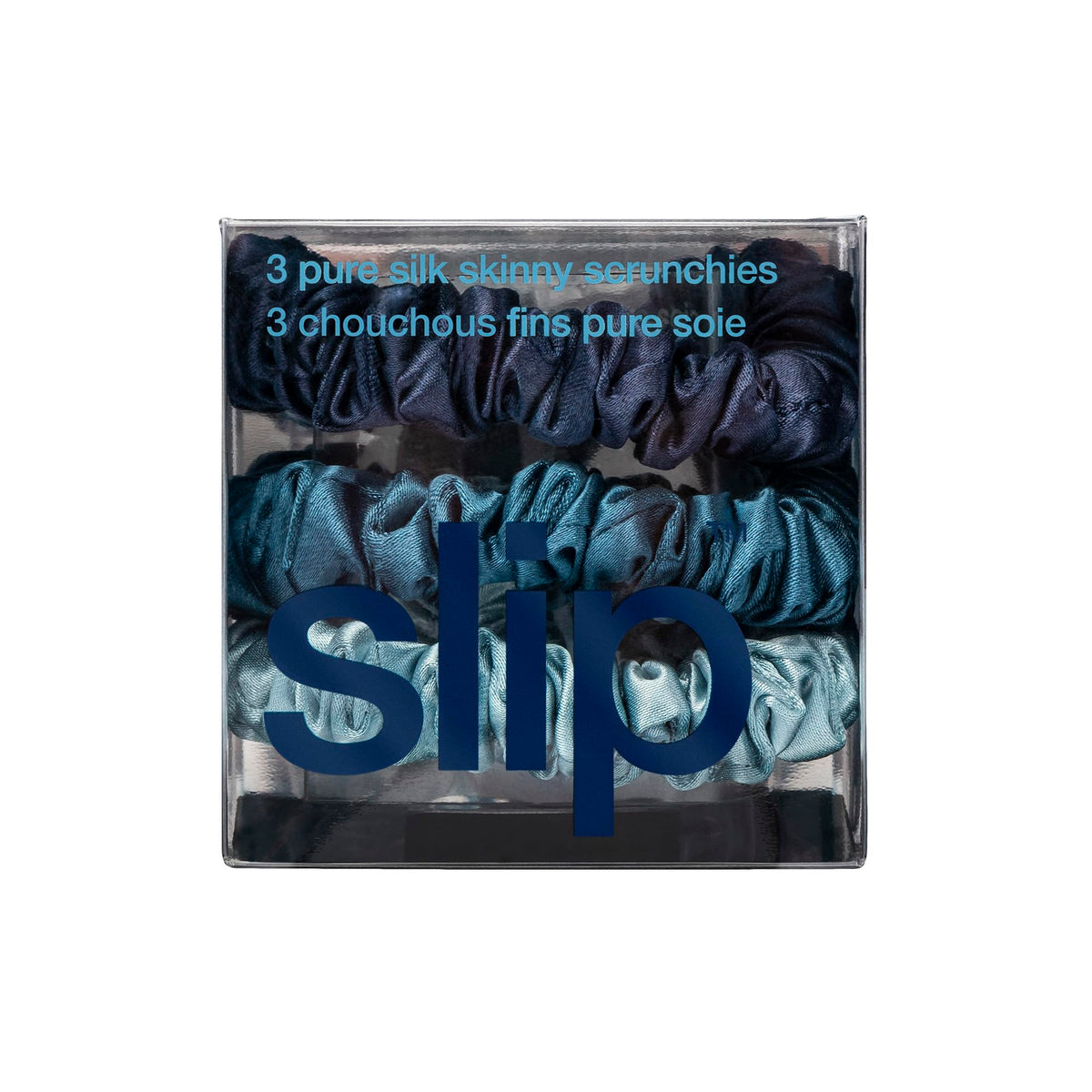 SLIP Silk Hair Ties displayed on a stylish background