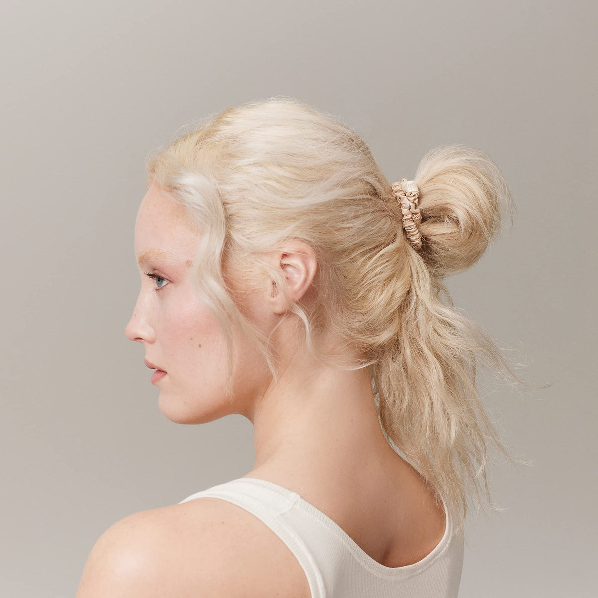 SLIP Silk Hair Ties in a stylish setting