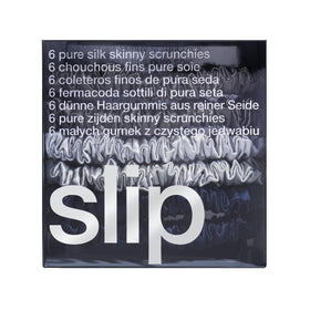 SLIP Silk Hair Ties Midnight Collection showing texture and material