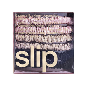 SLIP Silk Hair Ties Set of 6 in a stylish gift box