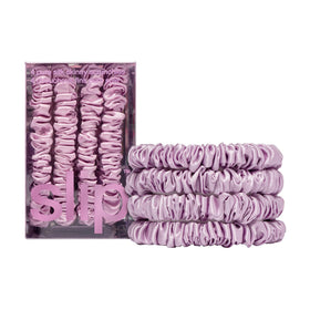 SLIP Silk Hair Ties Wildflower Skinny Scrunchies set of 4 packaging