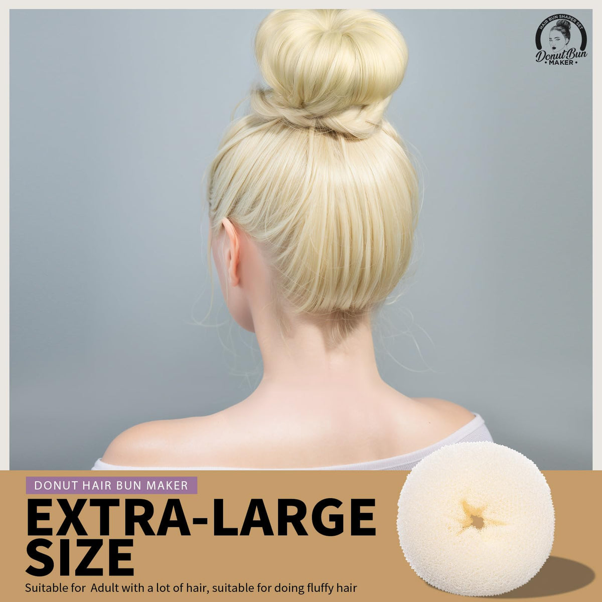 Small bun shaper from Teenitor with a close-up view
