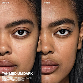 Smashbox Halo Healthy Glow Tinted Moisturizer texture on skin