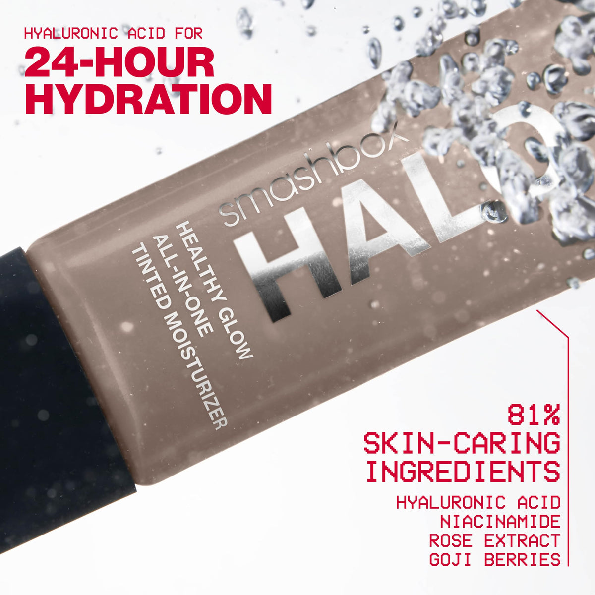 Smashbox Halo Tinted Moisturizer packaging side view