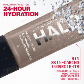 Smashbox Halo Tinted Moisturizer swatch on skin